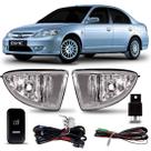 Kit Farol Milha Honda Civic 2004 2005 2006 Auxiliar Neblina