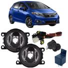 KIT Farol Milha Honda New Fit 2014 a 2022