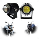 Kit Farol Milha Led com Lentes Convexas F009 Moto Suzuki GSR 750 2013 2014 2015 2016