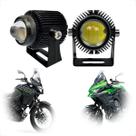 Kit Farol Milha Led F009 Kawasaki Versys 300 2017 2018 2019 2020 2021 2022 2023 2024