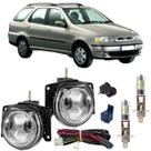 Kit farol milha led fiat palio weekend g2 2001 a 2006 vidro Kit farol milha led fiat palio weekend g2 2001 a 2006 vidro