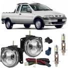 Kit farol milha led strada g2 2002 ate 2007 vidro