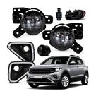 Kit Farol Milha LED T-Cross Highline 2025 Grade Friso Cromado BT Mod. Orig Shocklight - SL-263310CRLED Kit Farol Milha LED T-Cross Highline 2025 Grade Friso Cromado BT Mod. Orig Shocklight - SL-263310CRLED
