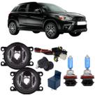 Kit farol milha mitsubishi asx 2011 a 2020 super branca