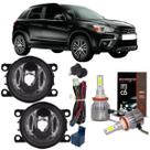 Kit farol milha mitsubishi asx 2011 a 2020 super led
