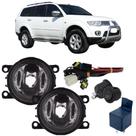 Kit farol milha mitsubishi dakar 2008 a 2013 suits