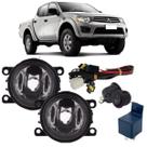 Kit farol milha mitsubishi l200 triton 2005 a 2016 Kit farol milha mitsubishi l200 triton 2005 a 2016
