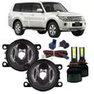 Kit farol milha mitsubishi pajero 2007 a 2015 super led