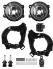 Kit Farol Milha Neblina Frontier 2013 até 2017 Botão Painel