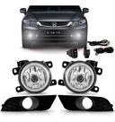 Kit farol milha neblina honda civic 2015 2016 com grade