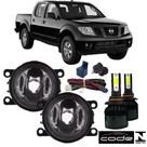 KIT FAROL MILHA Nissan Frontier 2007 a 2015 Super Led