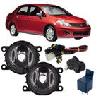 Kit farol milha nissan tiida 2008 a 2013