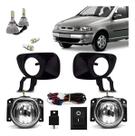 Kit Farol Milha Palio Siena Strada G2 Com Par de Pingo 5050 5 leds e Super Led