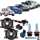 Kit Farol Milha PEUGEOT 207 307 C4 LOGAN FOCUS Super Branca