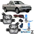 Kit Farol Milha SAVEIRO 1999 2000 2001 2002 e Super Branca