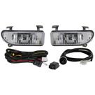 Kit farol milha shocklight gol g2 bola 95-99 botão universal