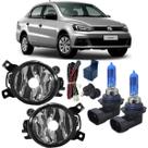 Kit farol milha voyage g7 2016 2017 2018 e super branca