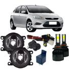 Kit farol neblina ford focus 2009 a 2013 super led