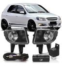 Kit Farol Neblina Milha Celta Prisma 2012 2013 2014 2015 Botão Original