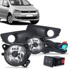 Kit Farol Neblina Milha Fox Spacefox 2010 2011 2012 2013 Aro Preto