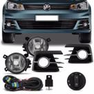Kit Farol Neblina Milha Gol G7 2017 2018 Aro Cromado Botão Modelo Original Kit Farol Neblina Milha Gol G7 2017 2018 Aro Cromado Botão Modelo Original