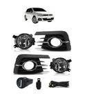 Kit Farol Neblina Milha Gol G7 2017 2018 Botão Redondo