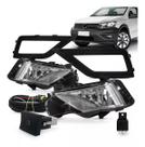 Kit Farol Neblina Milha Gol Voyage G8 Saveiro Robust G7 2018 / 2026 Botão no Painel