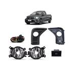 Kit Farol Neblina Milha Saveiro 2024 Botao modelo original
