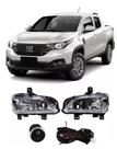 Kit Farol Neblina Milha Strada 2021 em diante Botão Touch Universal