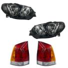 Kit Farol Palio G3 Mascara Negra Aro Cromado Lanterna Ambar 04 A 15 Kit Farol Palio G3 Mascara Negra Aro Cromado Lanterna Ambar 04 A 15