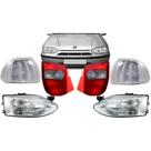 Kit Farol + Pisca Cristal + Lanterna Fume Palio G1 1996 Á 2000