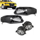 Kit Farol Saveiro G4 Mascara Negra + Milhas G4