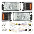Kit Farol Sc Serie 4 5 S4 S5 Pisca V8 Especial Completo