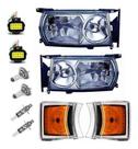 Kit Farol Scania Lanterna Pisca Serie 5 Adaptação 4 Completo