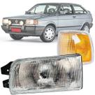 Kit Farol Seta Pisca Lente Cristal Esquerdo Lado Volante Motorista Condutor Gol Saveiro Parati 91 92 93 94 95 96 Sistema Modelo Arteb