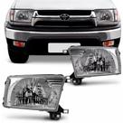 Kit Farol Toyota Hilux SW4 99/04 Lente Lisa Foco Simple