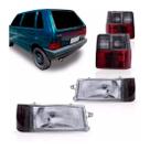Kit farol uno pisca fume lanterna fumê 1991 1992 1993 1994 1995 1996 1997 1998 1999 2000 01 02 2003