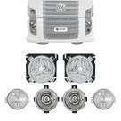 Kit Farol VW Constellation com Pisca e Farol de Milha Liso IAM Completo 2006 2007 2008 / 2022 Kit Farol VW Constellation com Pisca e Farol de Milha Liso IAM Completo 2006 2007 2008 / 2022
