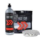 Kit Fast Cut Boina 5" Sem Inteface e Polidor Autoamerica Kit Fast Cut Boina 5" Sem Inteface e Polidor Autoamerica