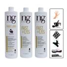 Kit Fast Liss Progressiva e Pós 3 Itens Ng De France 1L