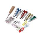 Kit fazedor de viés com 4 unidades furador e pé de máquina cy-btm