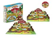 Kit Fazendinha Completo Brinquedo Infantil Animais Cenário
