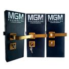 Kit Fechadura de Porta Externa Interna Banheiro Roseta Módena Bronze MGM