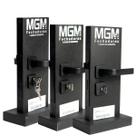 Kit Fechadura de Porta Interna Banheiro Externa Roseta Módena Preta MGM