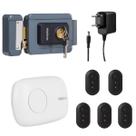 Kit Fechadura Eletrica Abre Por Controle Remoto 433Mhz Intelbras