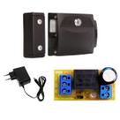 Kit Fechadura Elétrica F90 12v + Fonte com pino 12v + Relé para fechadura