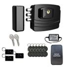 Kit fechadura eletronica agl ultra card preta + 10 tag extras