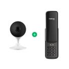 Kit Fechadura FR 10 + Câmera iM3 C Branca Kit Fechadura FR 10 + Câmera iM3 C Branca