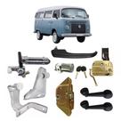 Kit Fechadura Maçaneta Guia Porta Correr Kombi Carat 98 A 13 Kit Fechadura Maçaneta Guia Porta Correr Kombi Carat 98 A 13
