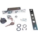Kit Fechadura Porta Sanitário S/ Puxador Família Mb ônibus